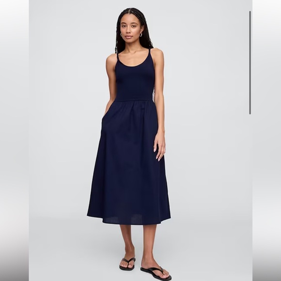 GAP Dresses & Skirts - GAP Twist Strap Classic Navy Midi Dress. Size XXL. NWT